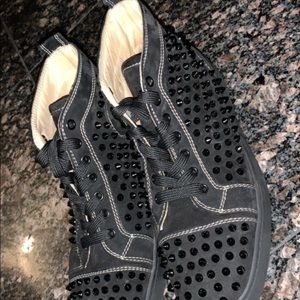Christian louboutin high top sneakers
